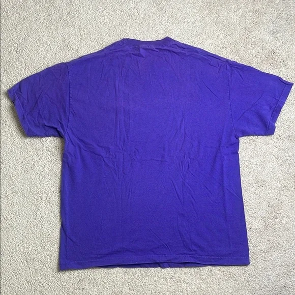 TCE “COLLEGE” Purple and White Short Sleeve Tee - Picture 7 of 7